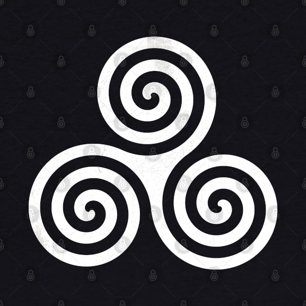 Celtic Triple Spiral by Pushloop